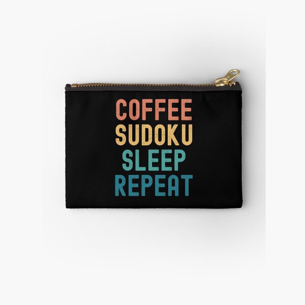 Item preview, Coffee Sudoku Sleep Repeat - Funny Sudoku & Coffee Gift designed and sold by kindxinn.