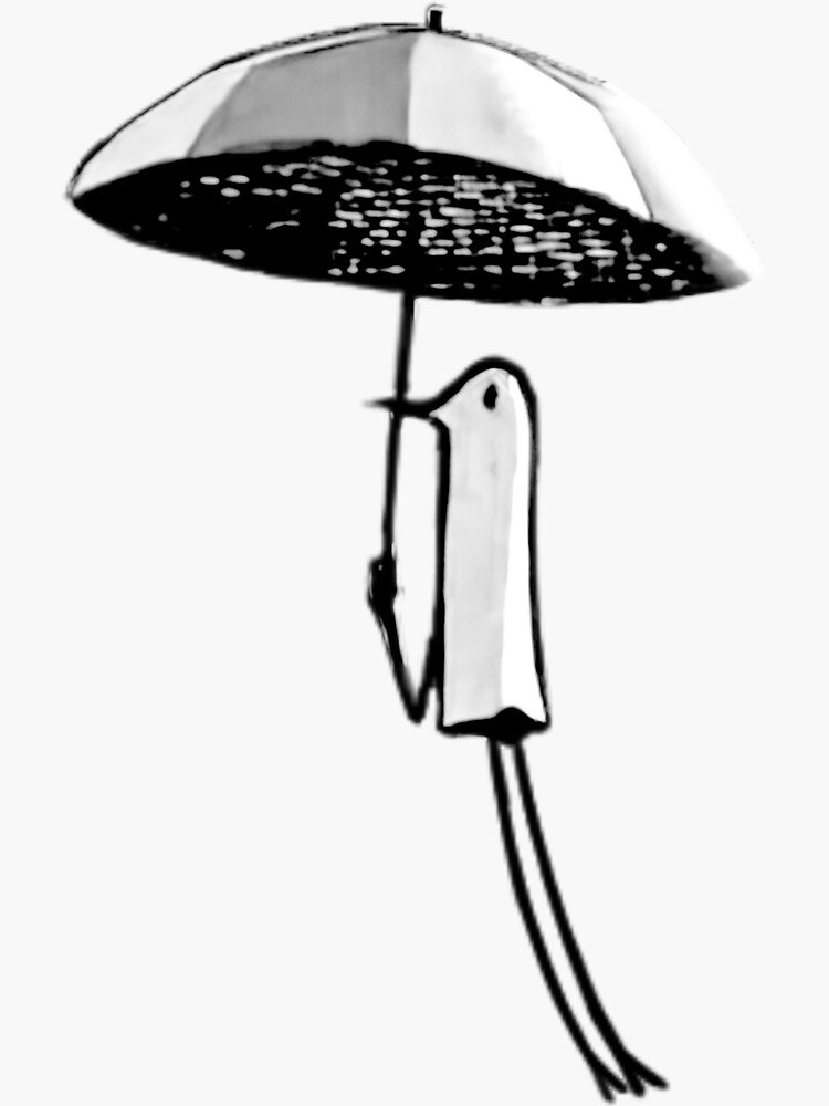 Punpun Umbrella Sticker For Sale By Onodera Redbubble