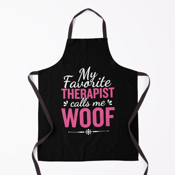 Item preview, My Favorite Therapist Calls Me Woof | Funny Therapy Dog Design (Pink) designed and sold by Printend _.