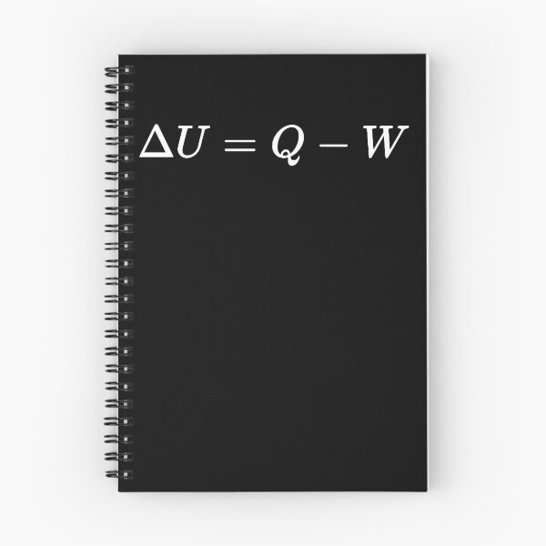 Item preview, first law of thermodynamics dark version designed and sold by NoetherSym.