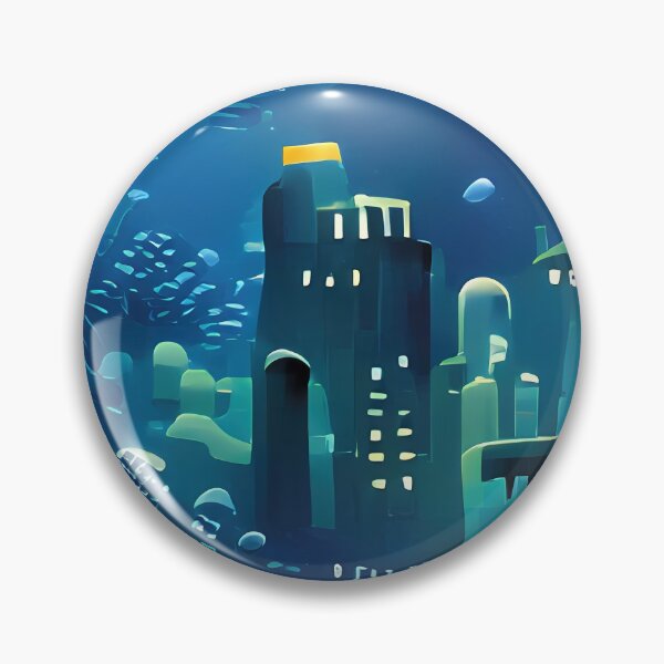 Item preview, Abstract Underwater City Illustration designed and sold by Arkneer.