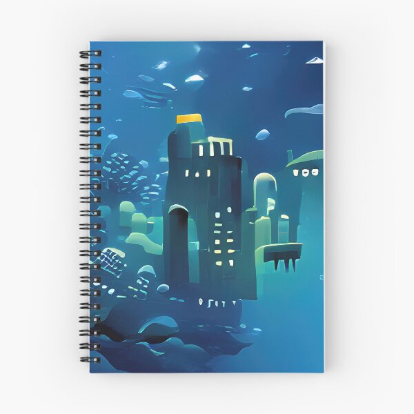 Item preview, Abstract Underwater City Illustration designed and sold by Arkneer.