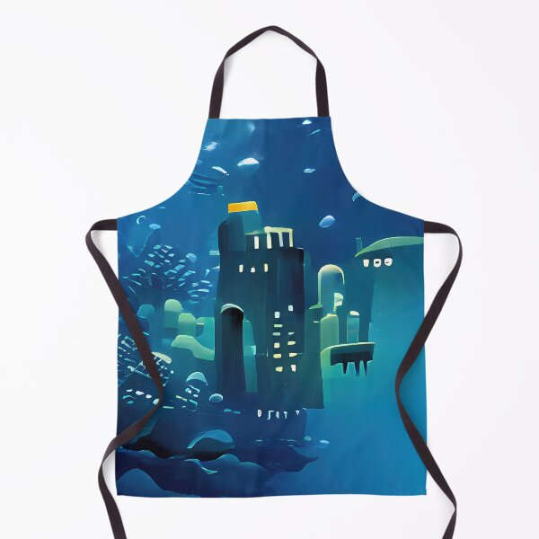 Item preview, Abstract Underwater City Illustration designed and sold by Arkneer.