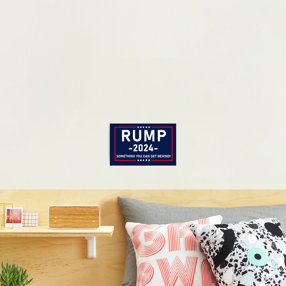 "RUMP 2024 Campaign Logo" Photographic Print by ktrillha Redbubble