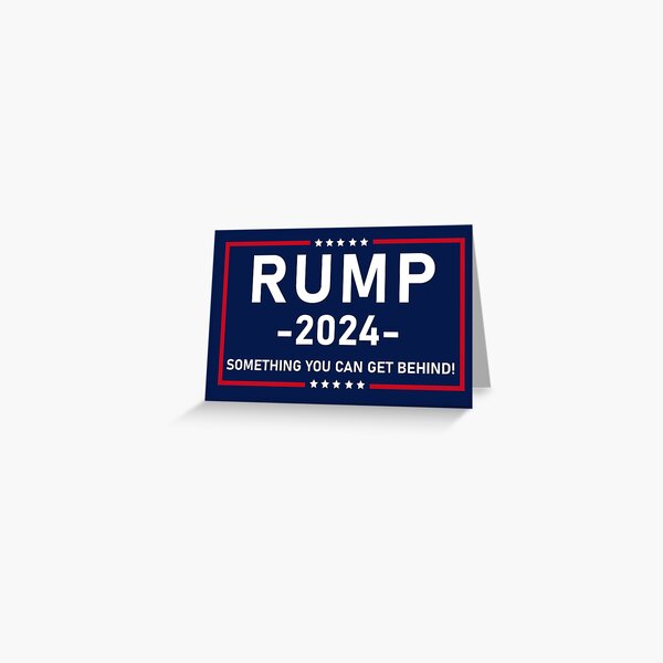 "RUMP 2024 Campaign Logo" Greeting Card for Sale by ktrillha Redbubble