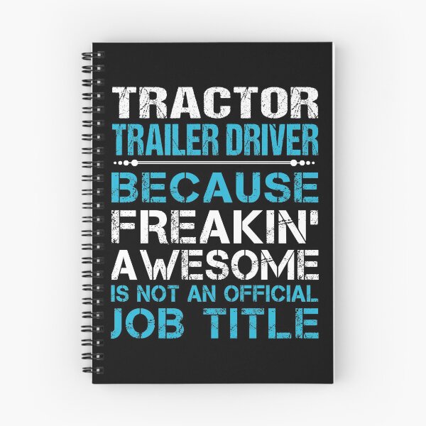 Item preview, Tractor Trailer Driver T Shirt - Freaking Awesome Job Gift Item Tee designed and sold by oetate4774.