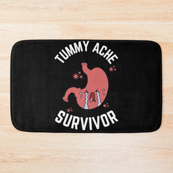 Item preview, Tummy Ache Survivor V4 White-Stomach Ache Funny Illustrative designed and sold by MAEffects.