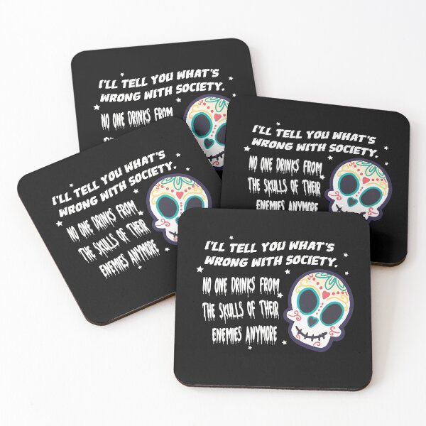 Item preview, Wrong Society Drink From The Skull Of Your Enemies designed and sold by altk btk.