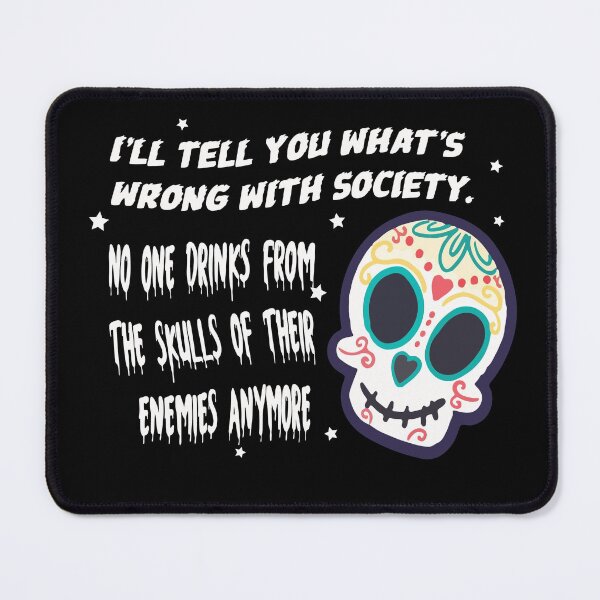 Item preview, Wrong Society Drink From The Skull Of Your Enemies designed and sold by altk btk.