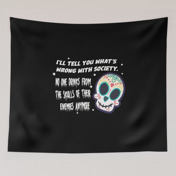 Item preview, Wrong Society Drink From The Skull Of Your Enemies designed and sold by altk btk.