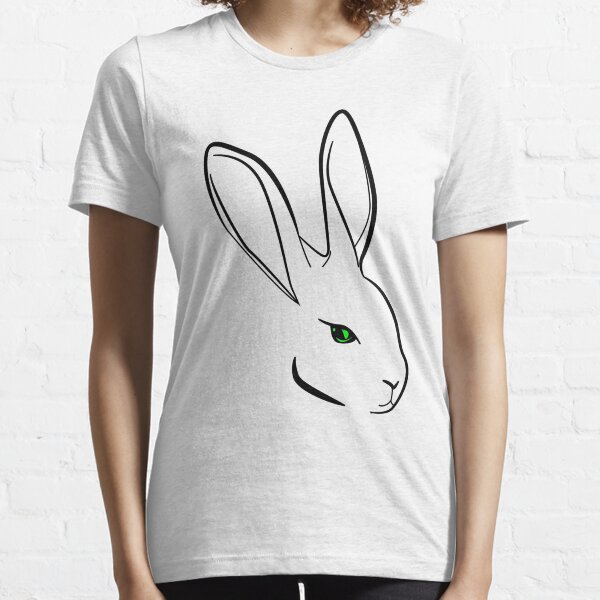 Long Ear Bunny Rabbit with Neon Green Eye Essential T-Shirt