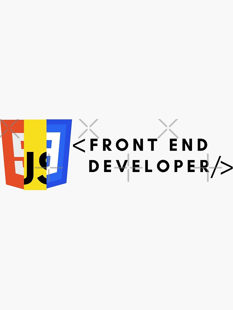 html-css-javascript-front-end-developer-web-development-sticker-for