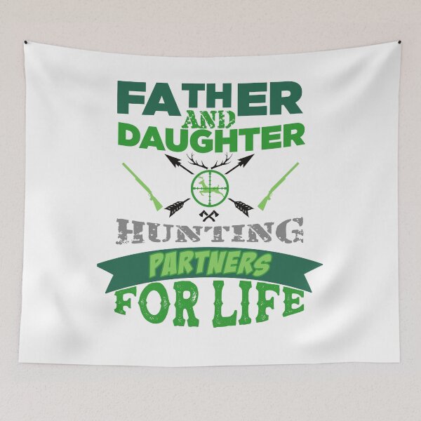 Item preview, Father And Daughter Hunting Partners For Life T-Shirt - Dad And Daughter Hunting Hunters Poster Blue Gift for Hunter Father and Hunter Daughter Green designed and sold by andrei49387.