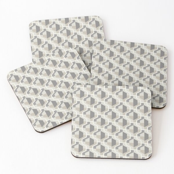 Item preview, Argang, 70s Hexagon Art Retro Geometric Pattern designed and sold by BesanoStyle.