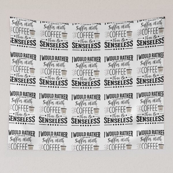 Item preview, Funny Coffee Quotes-Coffee Holic designed and sold by BestUncommonTee.