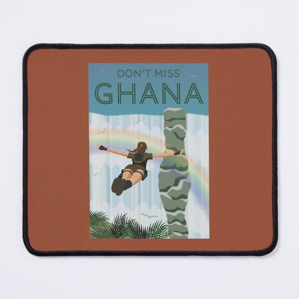 Item preview, Ghana - Vintage Travel Poster designed and sold by ToddRDesign.