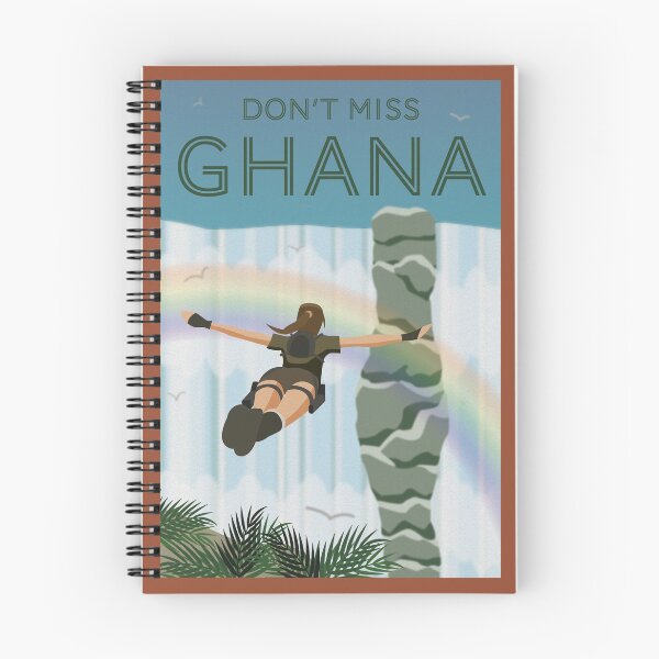 Item preview, Ghana - Vintage Travel Poster designed and sold by ToddRDesign.