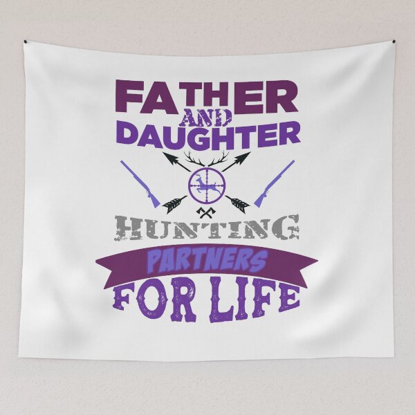 Item preview, Father And Daughter Hunting Partners For Life T-Shirt - Dad And Daughter Hunting Hunters Poster Purple Gift for Hunter Father and Hunter Daughter designed and sold by andrei49387.