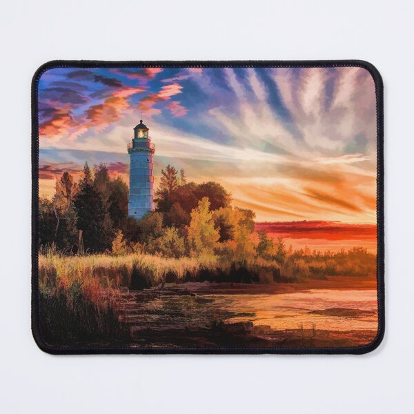 Item preview, Door County Cana Island Lighthouse Sunrise Panorama designed and sold by Christopher Arndt.