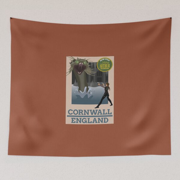 Item preview, Cornwall - Vintage Travel Poster designed and sold by ToddRDesign.