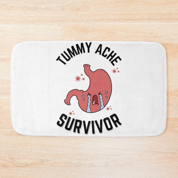 Item preview,  Tummy Ache Survivor V4 Black-Stomach Ache Funny Illustrative designed and sold by MAEffects.