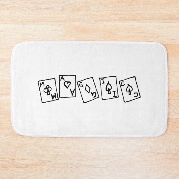 Item preview, magic written with poker cards simple design designed and sold by artirio.