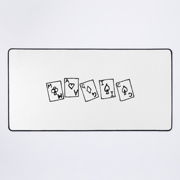 Item preview, magic written with poker cards simple design designed and sold by artirio.