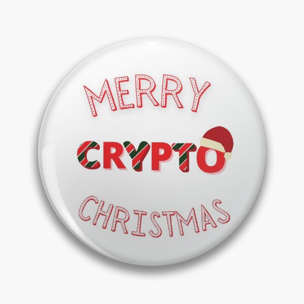 Item preview, Merry Crypto Christmas-White Background  designed and sold by Trendi61.