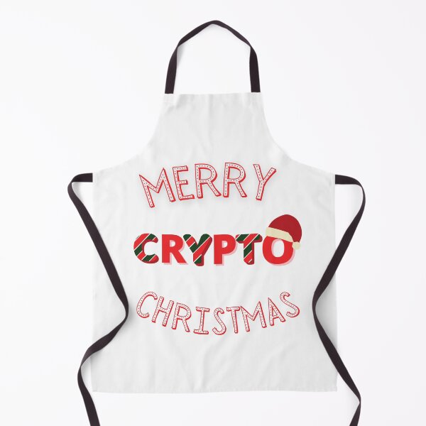 Item preview, Merry Crypto Christmas-White Background designed and sold by Trendi61.