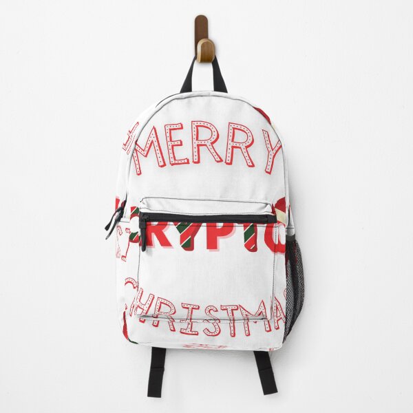 Item preview, Merry Crypto Christmas-White Background designed and sold by Trendi61.