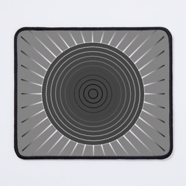 Item preview, Geometric Sunburst, Hematite Grey designed and sold by Marymarice.