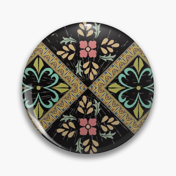 Item preview, geometric and floral design inspired by Moroccan Tiles designed and sold by mycloudzdesign.