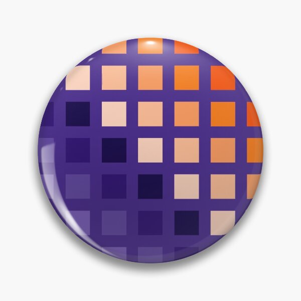 Item preview, Hard Edge Geometric Purple Orange Artwork Pattern designed and sold by kerimeart.