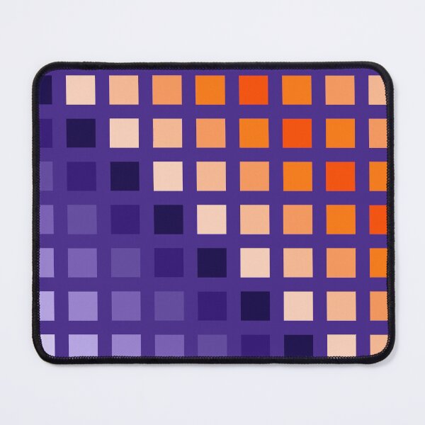 Item preview, Hard Edge Geometric Purple Orange Artwork Pattern designed and sold by kerimeart.