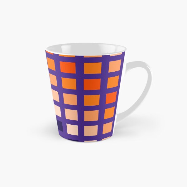 Item preview, Hard Edge Geometric Purple Orange Artwork Pattern designed and sold by kerimeart.