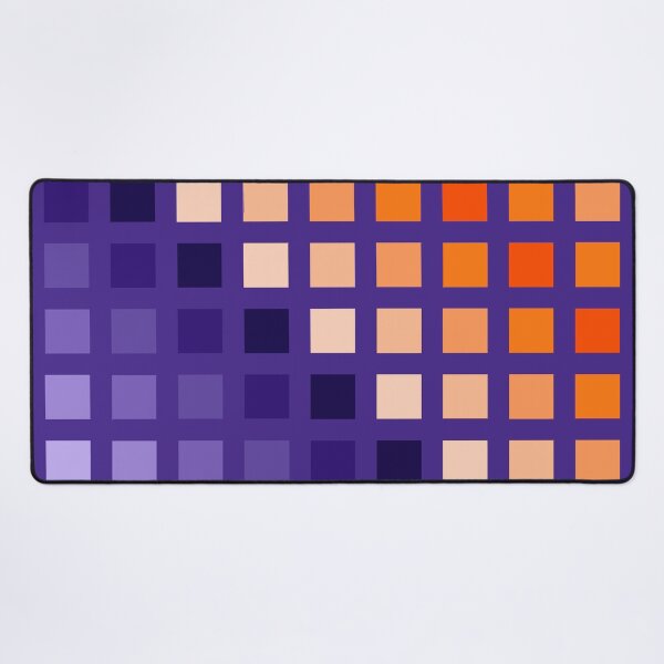Item preview, Hard Edge Geometric Purple Orange Artwork Pattern designed and sold by kerimeart.