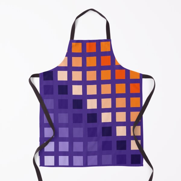 Item preview, Hard Edge Geometric Purple Orange Artwork Pattern designed and sold by kerimeart.