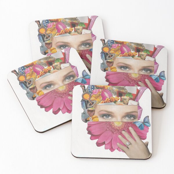 Item preview, Magazine Face Collage: ¨The Key To Happiness Is To Love What You Do¨. designed and sold by Artsymirveras.