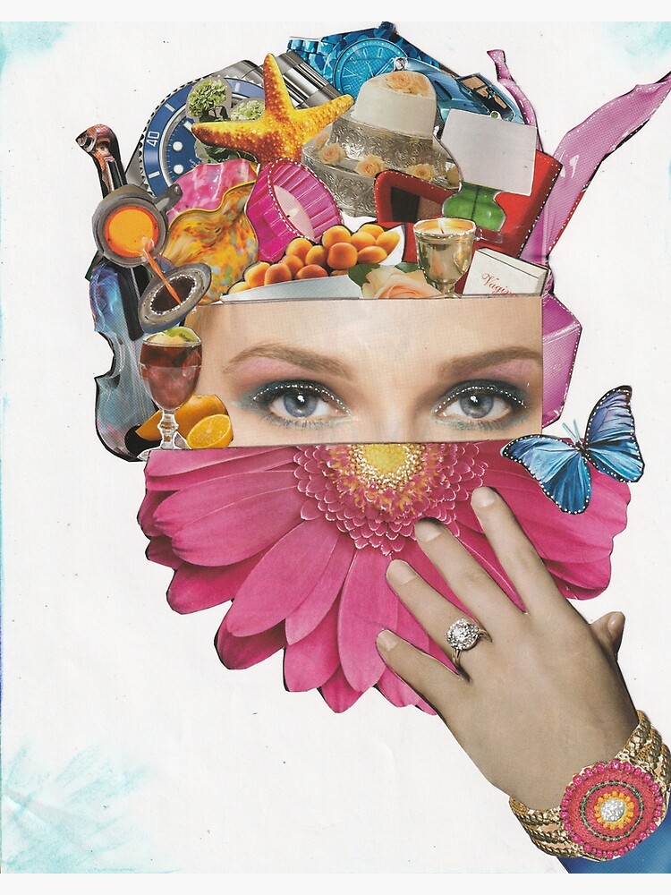 Magazine Face Collage: ¨The Key To Happiness Is To Love What You