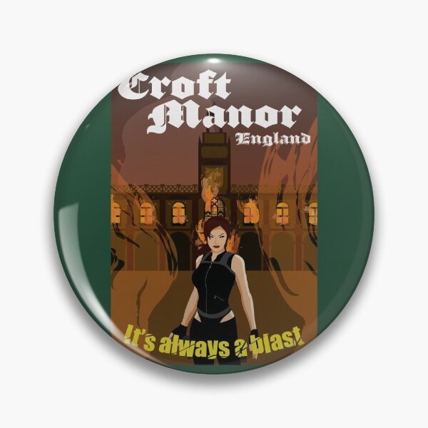 Item preview, Croft Manor - Vintage Travel Poster designed and sold by ToddRDesign.
