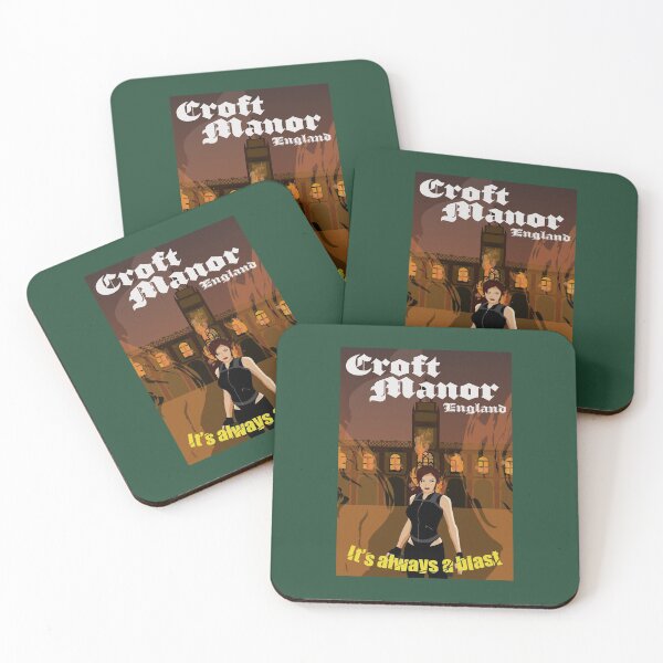 Item preview, Croft Manor - Vintage Travel Poster designed and sold by ToddRDesign.