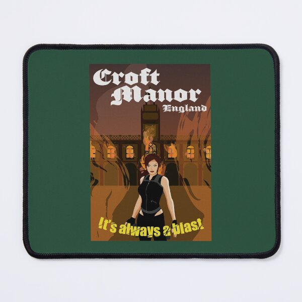 Item preview, Croft Manor - Vintage Travel Poster designed and sold by ToddRDesign.