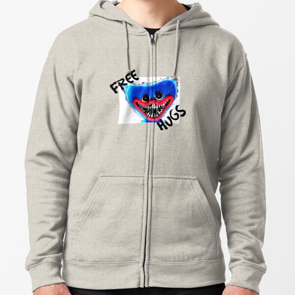 Huggy Wuggy Tee Zipped Hoodie