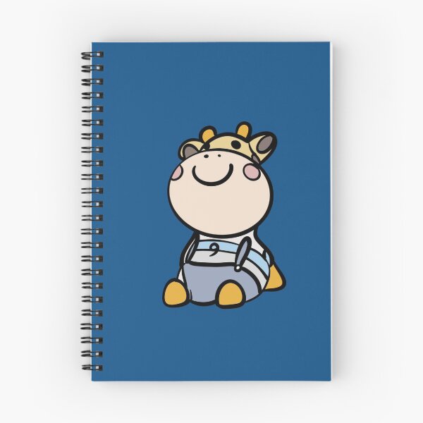 Item preview, Happy giraffe wearing overalls designed and sold by Bella510.