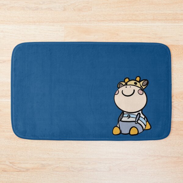 Item preview, Happy giraffe wearing overalls designed and sold by Bella510.