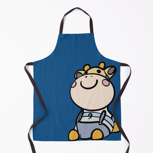Item preview, Happy giraffe wearing overalls designed and sold by Bella510.