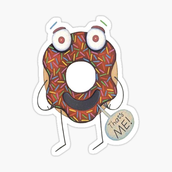 Item preview, Arnie the Doughnut designed and sold by elizabethballew.