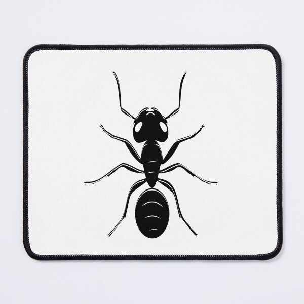 Item preview, black ant walking top view  designed and sold by mirrorimages.