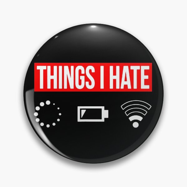 Item preview, Funny Programmer " THINGS I HATE " Gamer Gift Idea designed and sold by urban-design.