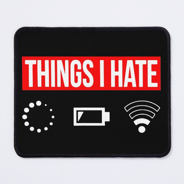 Item preview, Funny Programmer " THINGS I HATE " Gamer Gift Idea designed and sold by urban-design.